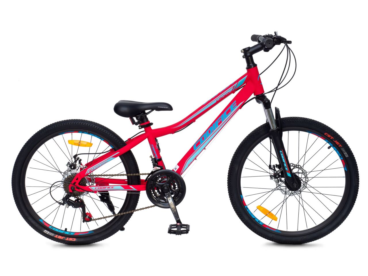 Велосипед Codifice Candy 24 (12, красный, 2021)
