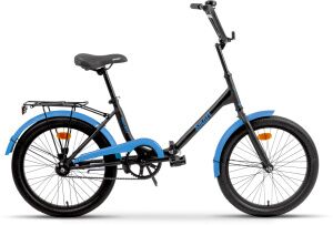 Велосипед Aist Smart 20 1.1 (черный/синий, 2025) Велосипед Aist Smart 20 1.1 (черный/синий, 2025)