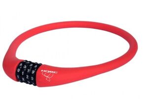 Велозамок HQBC Silco 750 мм Q010254 красный Велозамок HQBC Silco 750 мм Q010254 красный