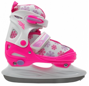 Коньки Calambus Jasmin ICE белый/розовый р.38-41 (019-06)