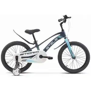 Детский велосипед Stels Storm KR 18 Z010 (темный/синий/зеленый, 2024)
