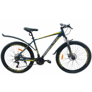 Велосипед GreenLand Discovery 1.0 26 (14, синий/желтый, 2025)