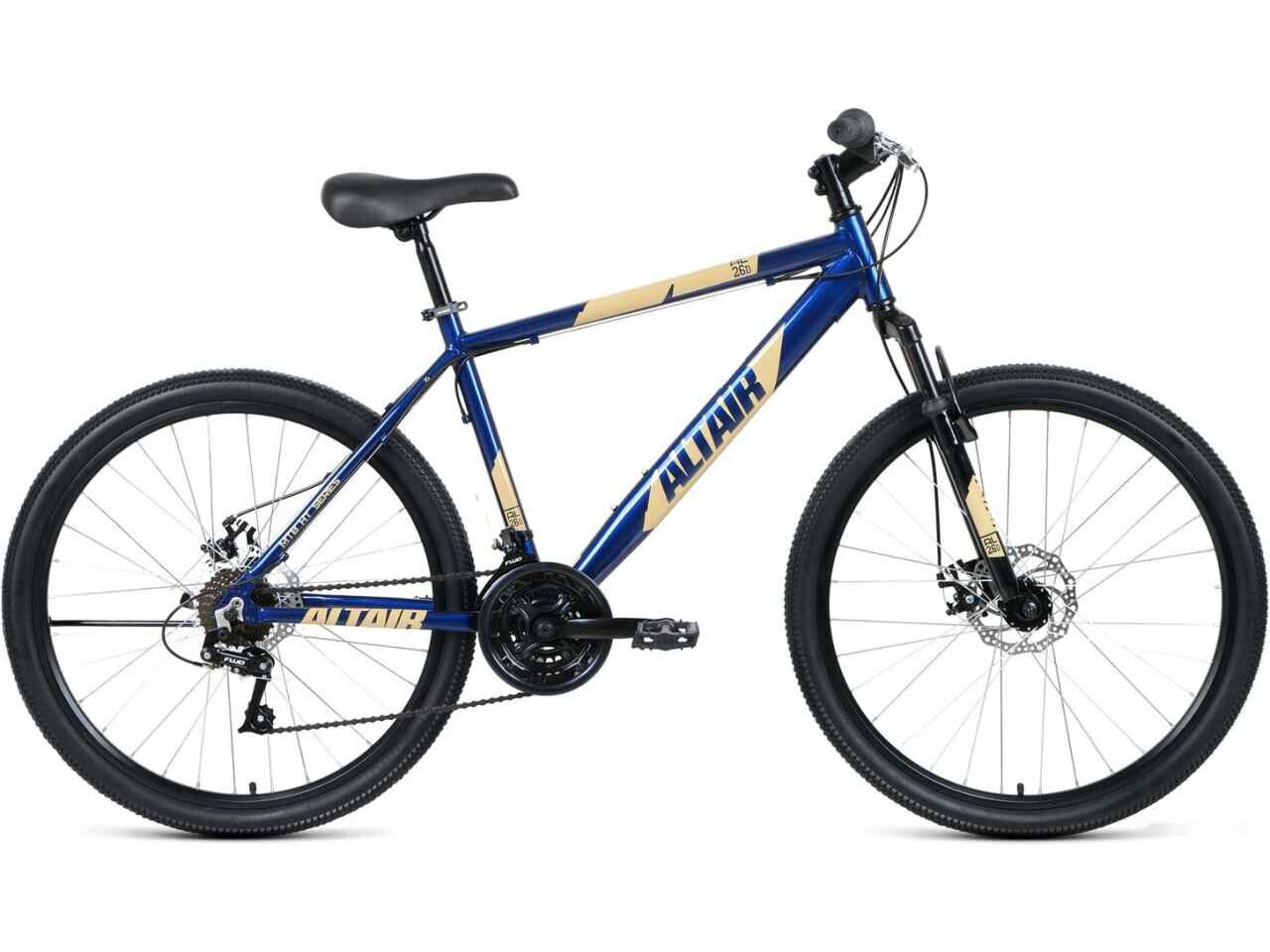 Велосипед ALTAIR AL 26 D р.17 2021 (синий)