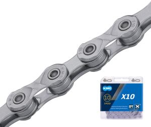 Цепь KMC 10 ск, 1/2X11/128X116L EPT X10 Цепь KMC 10 ск, 1/2X11/128X116L EPT X10