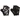 Перчатки-митенки Jaffson SCG 46-0384 XL (5051 Black/White/Grey) preview