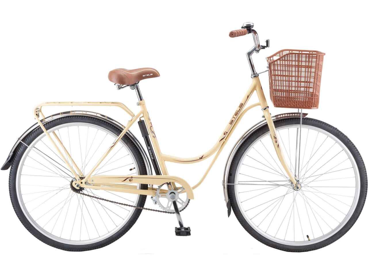 Велосипед Stels Navigator 325 Lady 28 Z010 (20, слоновая кость/коричневый, 2022)