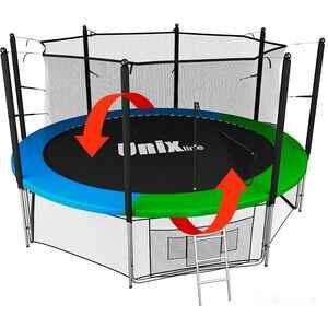 Батут Unix Line Classic 14ft inside (синий/зеленый)