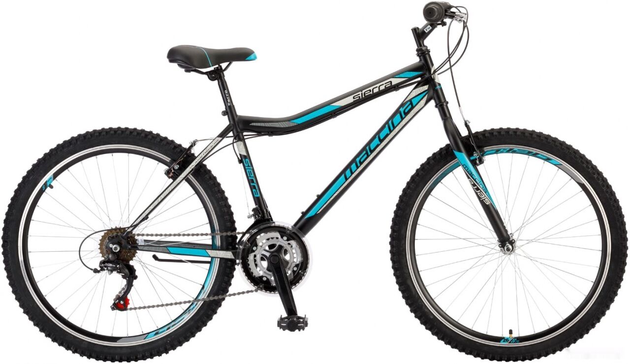 Велосипед Maccina Sierra L (темно-серый/бирюзовый)