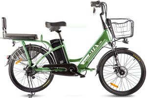 Электровелосипед Gelbert ALFA 2 PRO (зеленый)