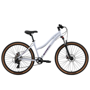 Велосипед Stark Luna 26.1 D (M/16, белый призрак матовый/пурпурный) Велосипед Stark Luna 26.1 D (M/16, белый призрак матовый/пурпурный)