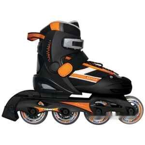 Роликовые коньки Vimpex Sport PW-121A (р. 27-30, черный/оранжевый)
