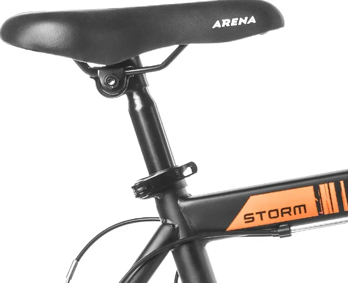 Велосипед ARENA Storm 2021 (20, черный/оранжевый)