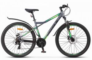 Велосипед Stels Navigator 710 MD 27.5 V020 (18, серый/зеленый) Велосипед Stels Navigator 710 MD 27.5 V020 (18, серый/зеленый)