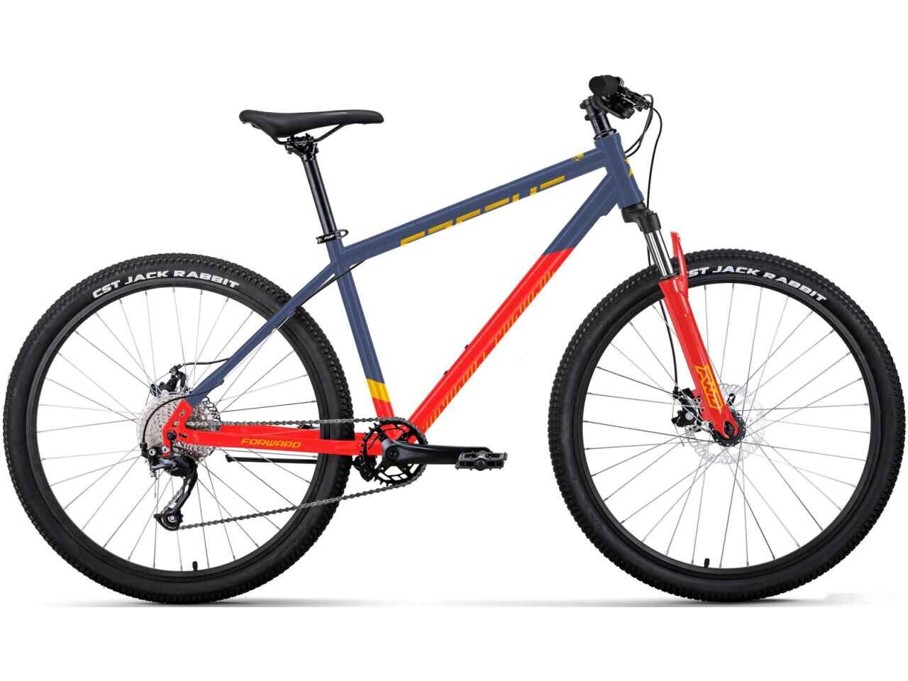 Велосипед Forward Apache 27.5 2.0 D р.21 2023 (темно-синий/красный)