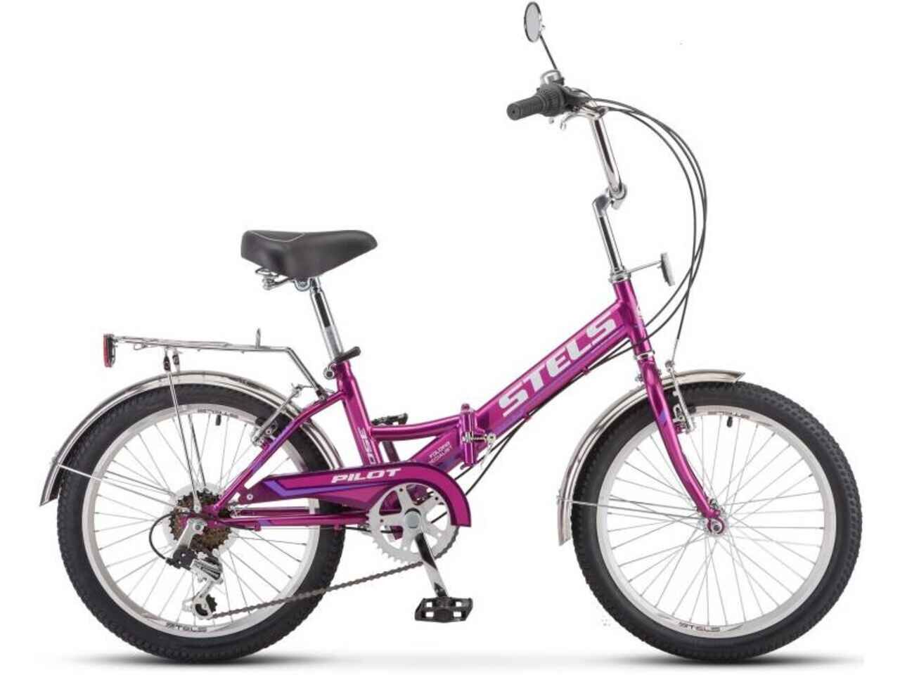 Велосипед Stels Pilot 350 20 Z011 (фиолетовый, 2020)