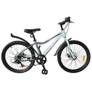 Велосипед GreenLand DEMETRA 24 7S (14, голубой, 2024)