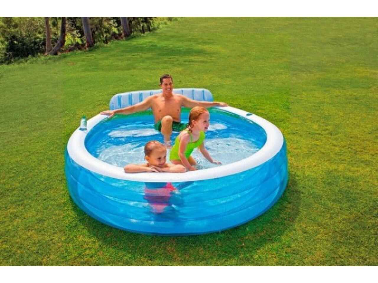 Бассейн INTEX Swim Center Family Lounge 224x216x76 (57190) Бассейн INTEX Swim Center Family Lounge 224x216x76 (57190)