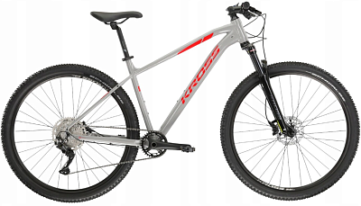 Велосипед Kross Level 4.0 (M 29 XXL, серый/красный) KRLV4Z29X22M005357