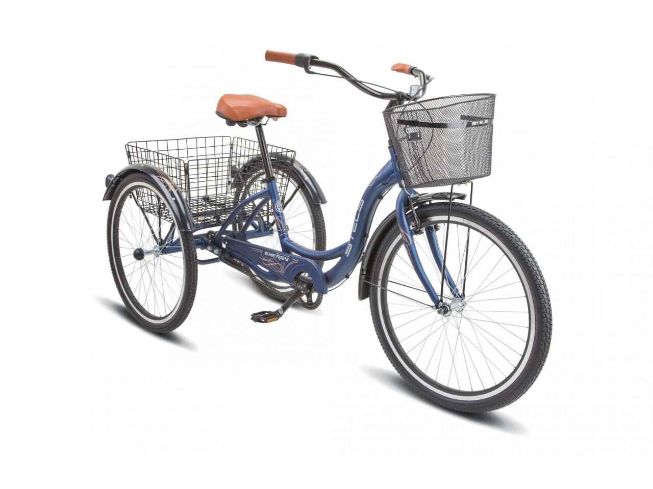 Велосипед Stels Energy III 26 K010 (16, синий/золотой, 2022)