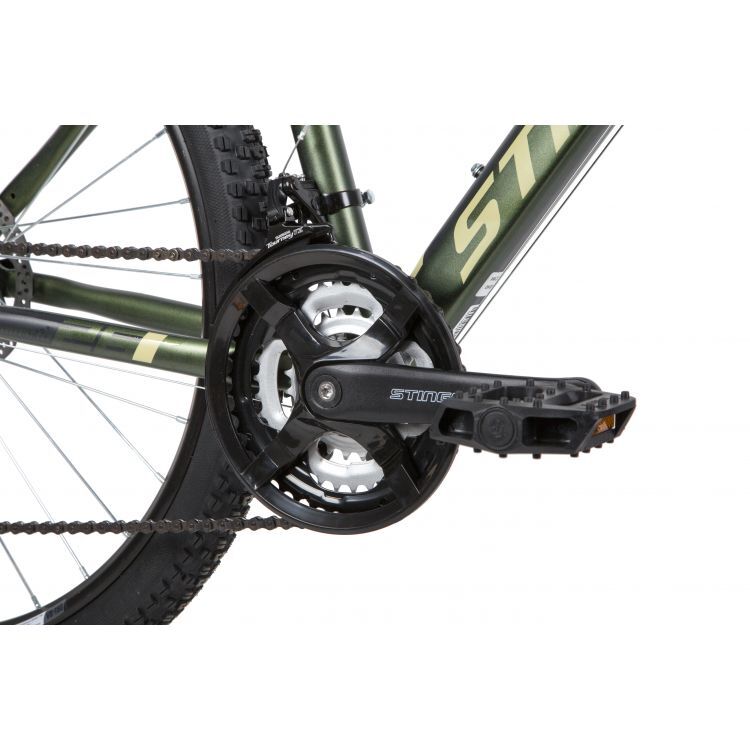 Велосипед Stinger Caiman D 26 (16, зеленый, 2021)