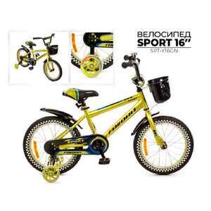 Детский велосипед Favorit Sport 16 (лайм) SPT-Y16GN Детский велосипед Favorit Sport 16 (лайм) SPT-Y16GN
