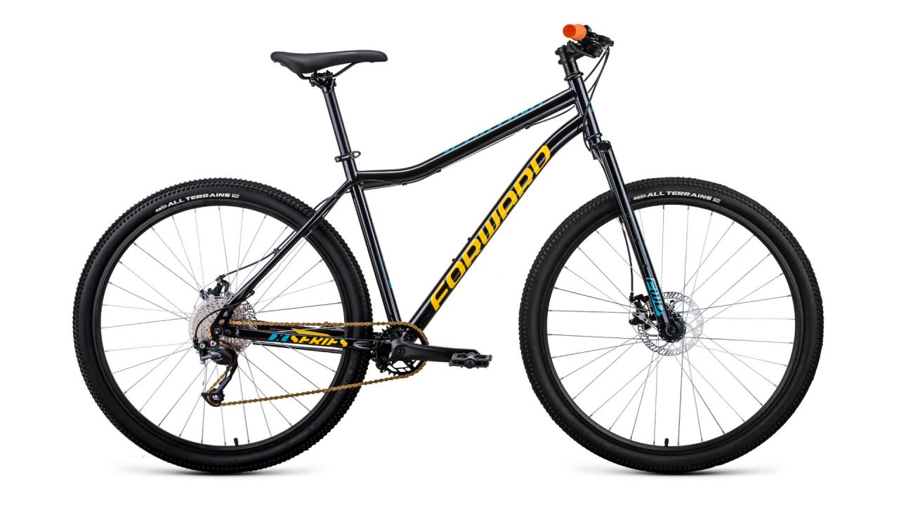 Велосипед Forward Sporting 29 X р.19 2022 (черный/золотой)