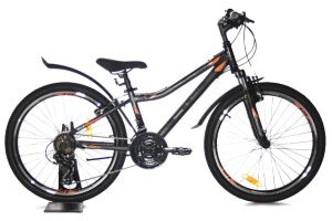 Подростковый горный (MTB) велосипед Stels Navigator 410 V 21-sp 24 V010 (12, антрацит/черный, 2023) Подростковый горный (MTB) велосипед Stels Navigator 410 V 21-sp 24 V010 (12, антрацит/черный, 2023)