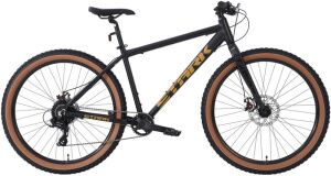Велосипед Stark Tank 27.1 D+ (18, черный матовый/песочный, 2025)