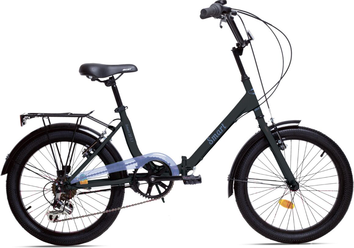Велосипед Aist Smart 20 2.1 (черный/синий, 2021)