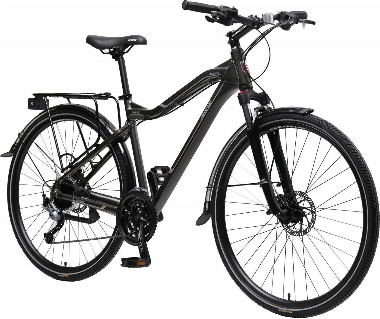 Велосипед Forsage MTB Stroller-X FB28003(483) (19, серый/коричневый)