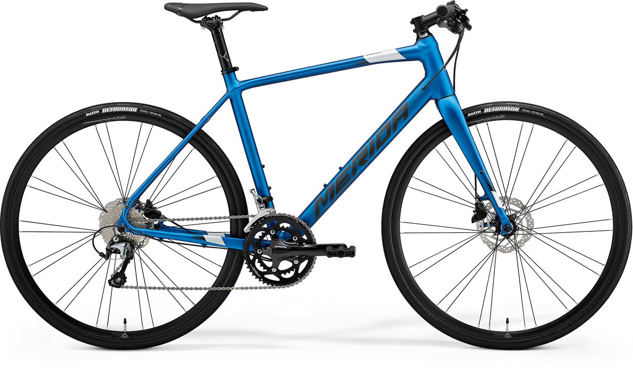 Велосипед Merida Speeder 300 (XL/59см, SilkBlue/DarkSilver, 2021)
