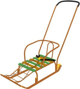 Санки Nika Тимка 5 Комфорт (оранжевый) Санки Nika Тимка 5 Комфорт (оранжевый)