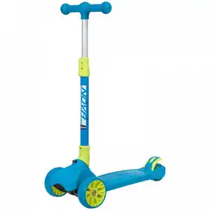 Самокат Novatrack RainBow 120 (голубой/салатовый, 2020) 120PROB.RAINBOW.BL20