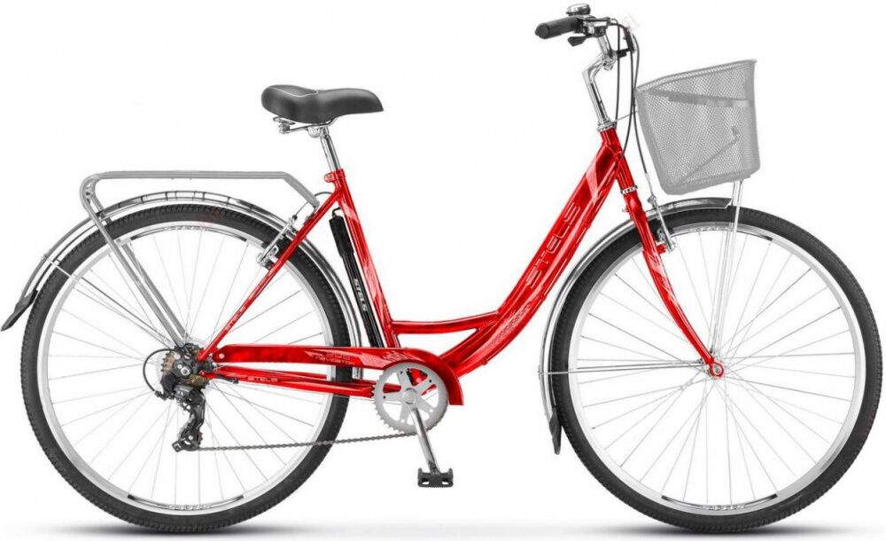 Велосипед Stels Navigator 395 28 Z010 (20, красный, 2021)