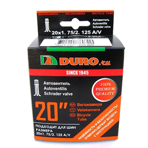 Велокамера Duro 20х2.125 A/V (DHB01005) Велокамера Duro 20х2.125 A/V (DHB01005)