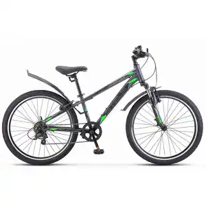 Велосипед Stels Navigator 400 V 24 F020 (серый/зеленый)