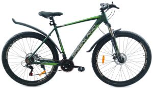 Велосипед GreenLand Discovery 27.5 (19, зеленый/серый)