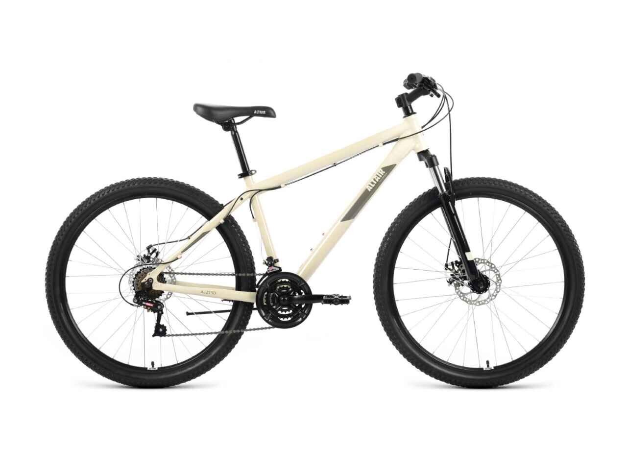 Велосипед ALTAIR AL 27.5 D р.17 2022 (серый/черный)