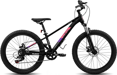 Велосипед MAXTER PL1000 24 suspension (черно-розовый)