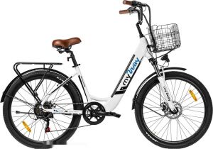 Электровелосипед MyWay Road 2.0 250 26 (15, белый матовый) Электровелосипед MyWay Road 2.0 250 26 (15, белый матовый)