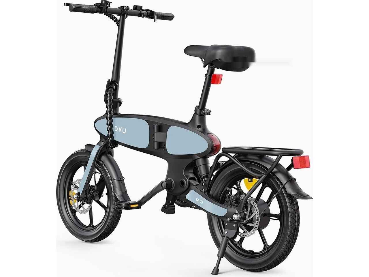 Электровелосипед DYU C2 250W (голубой) Электровелосипед DYU C2 250W (голубой)