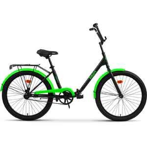 Велосипед Aist Smart 1.1 24 (13, черный/зеленый, 2025)