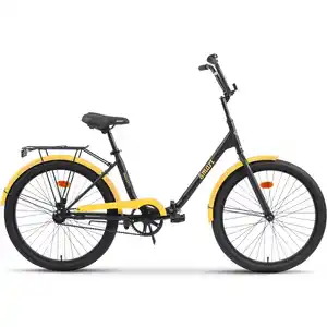 Велосипед Aist Smart 1.1 24 (13, черный/желтый, 2026)