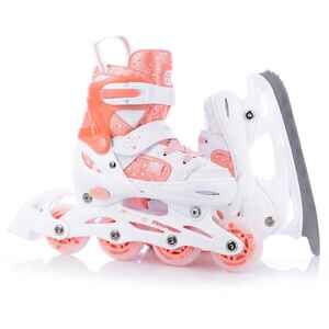 Роликовые коньки Tempish RS TON DUO LED GIRL 2 в 1 р. 26-29