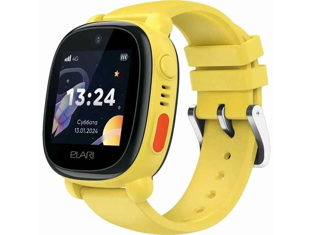 Детские умные часы Elari KidPhone 4G Lite (желтый) Детские умные часы Elari KidPhone 4G Lite (желтый)