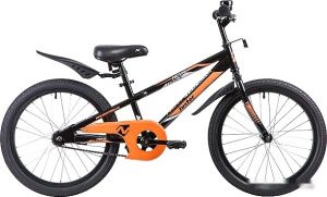 Детский велосипед Novatrack Juster 20 (черный/оранжевый, 2019) Детский велосипед Novatrack Juster 20 (черный/оранжевый, 2019)