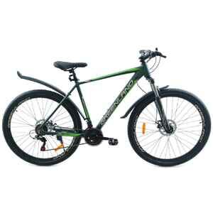 Велосипед GreenLand Discovery 27.5 (19, зеленый/серый)