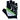 Перчатки-митенки Jaffson SCG 47-0118 M (2500 Black/White/Green) preview