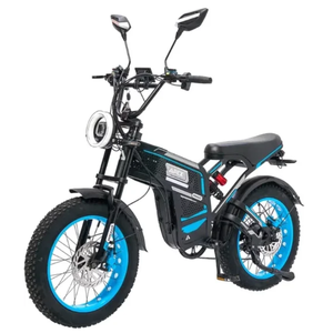 Электровелосипед Minako Apex 2025 (черный/синий) Электровелосипед Minako Apex 2025 (черный/синий)