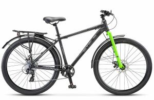 Велосипед Stels Navigator 705 27.5 MD Курьер Z010 (21, черный матовый)